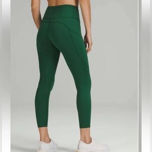 Lululemon Fast and Free High-Rise Tight 25" Everglade Green